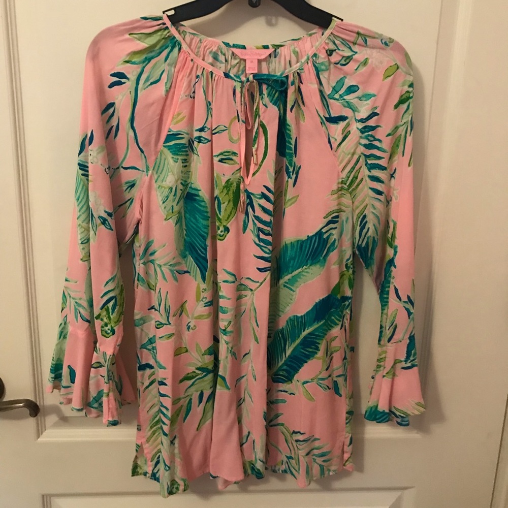 Lily Pulitzer floral top